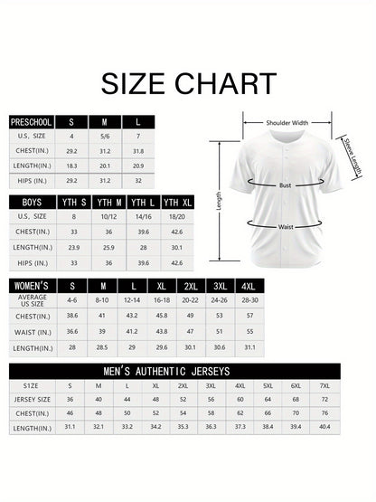 Patriotic Pride | Men's Classic White USA Baseball Jersey with American Flag Embroidery, Breathable Nylon-Spandex Blend, Button-Up Sports Uniform for Fans, Perfect Gift for All Seasons