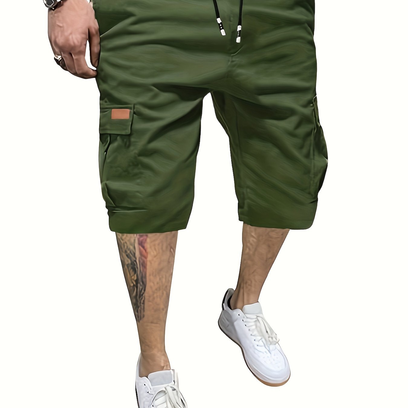 [6 Pockets Waterproof Cargo Shorts] Men's Classic Cargo Shorts, Waterproof Hiking Shorts Loose Fit Cargo Short with 6 Pockets