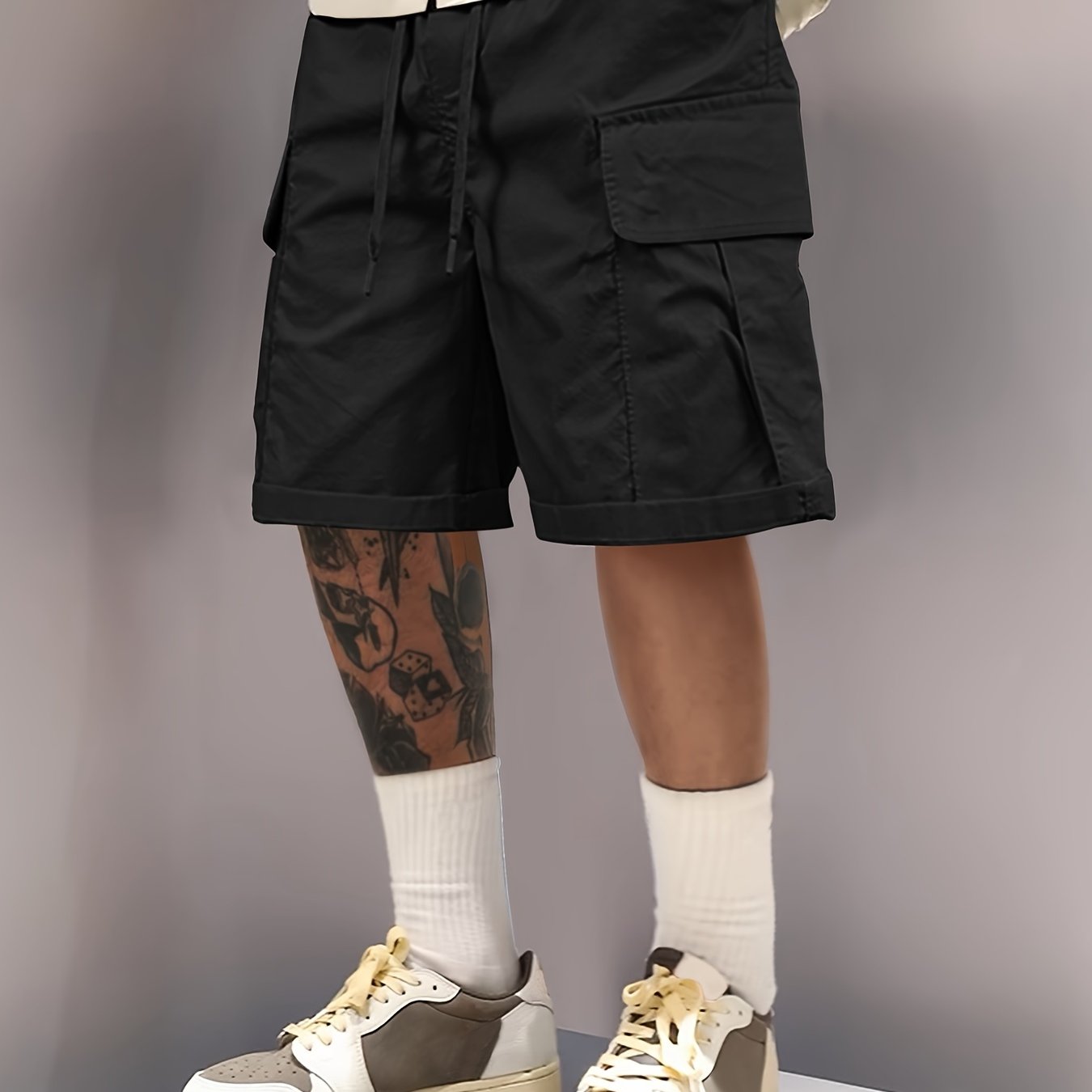 Summer Cargo Shorts - Adjustable Drawstring, Ultra-Casual, Soft, and Breathable Fabric - Perfect for Outdoor Sports, Hiking, Camping, and Beach Trips, Ideal for Men Who Want Comfort and Style