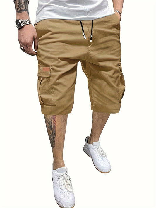 [6 Pockets Waterproof Cargo Shorts] Men's Classic Cargo Shorts, Waterproof Hiking Shorts Loose Fit Cargo Short with 6 Pockets