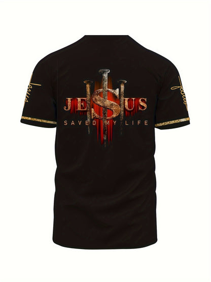 Men's Fashionable Retro Baseball Jersey - Breathable, Slightly Stretchy, Quick-Drying Sports Uniform for Training, Competition, and Party - Trendy, Comfortable, and Durable