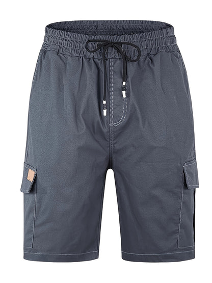 [6 Pockets Waterproof Cargo Shorts] Men's Classic Cargo Shorts, Waterproof Hiking Shorts Loose Fit Cargo Short with 6 Pockets