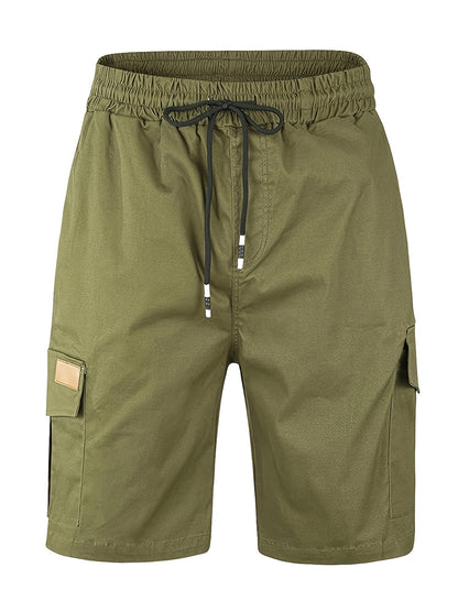 [6 Pockets Waterproof Cargo Shorts] Men's Classic Cargo Shorts, Waterproof Hiking Shorts Loose Fit Cargo Short with 6 Pockets