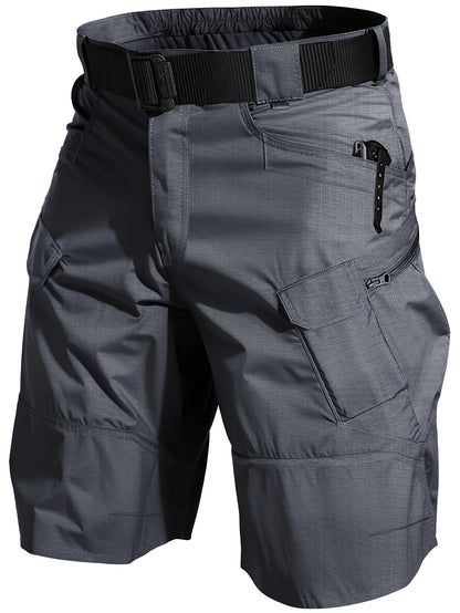 Men's Cargo Shorts Multi Pockets Waterproof Tactical Shorts Lightweight Quick Drying Breathable Cargo Shorts