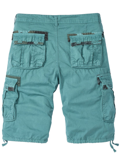 Men's Casual Multi Pocket Shorts, Chic Comfy Cotton Cargo Shorts