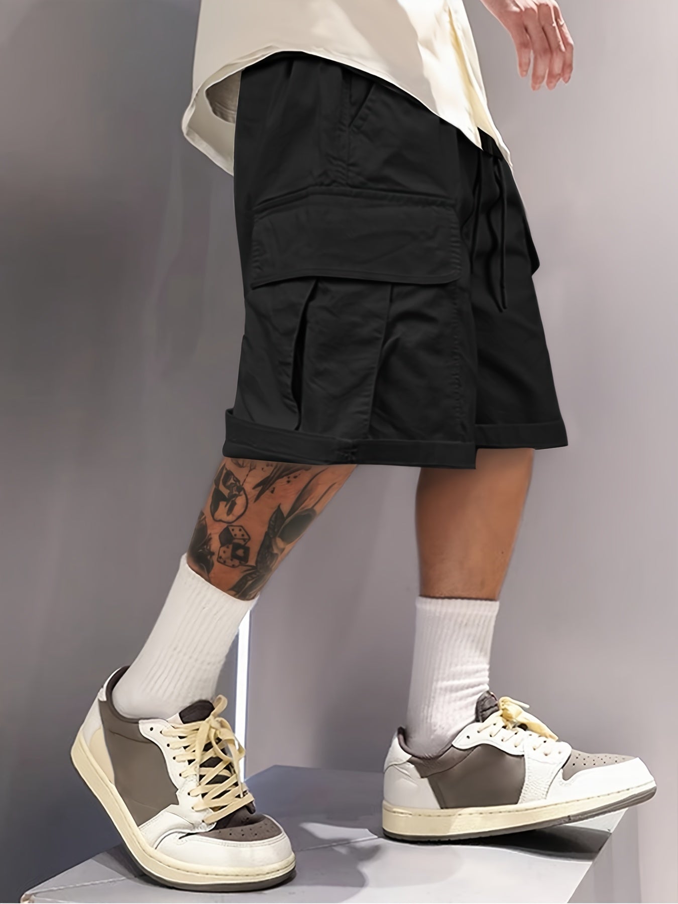 Summer Cargo Shorts - Adjustable Drawstring, Ultra-Casual, Soft, and Breathable Fabric - Perfect for Outdoor Sports, Hiking, Camping, and Beach Trips, Ideal for Men Who Want Comfort and Style