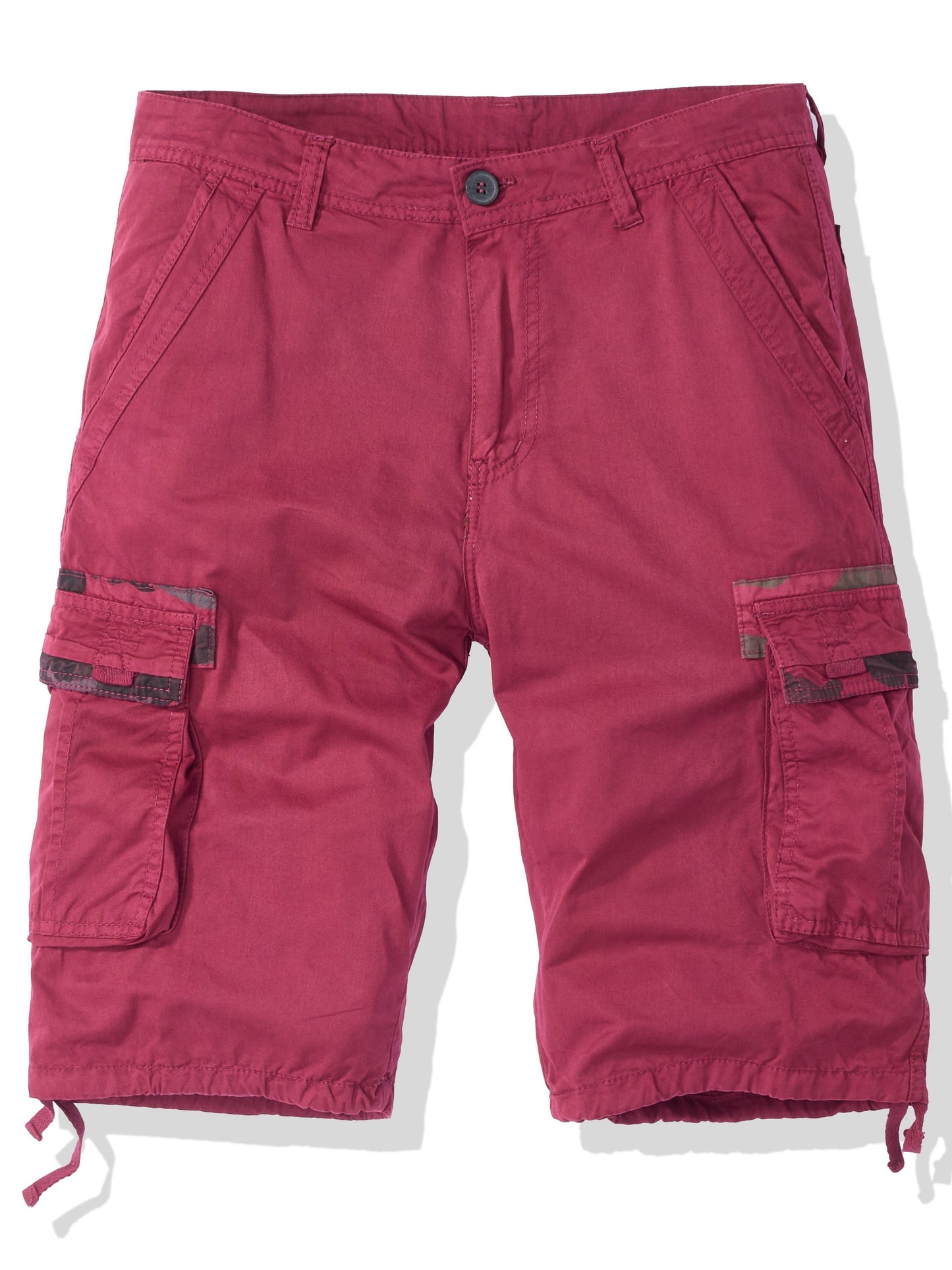 Men's Casual Multi Pocket Shorts, Chic Comfy Cotton Cargo Shorts