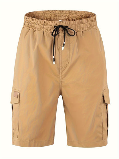 [6 Pockets Waterproof Cargo Shorts] Men's Classic Cargo Shorts, Waterproof Hiking Shorts Loose Fit Cargo Short with 6 Pockets