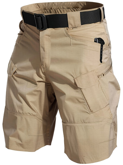 Men's Cargo Shorts Multi Pockets Waterproof Tactical Shorts Lightweight Quick Drying Breathable Cargo Shorts