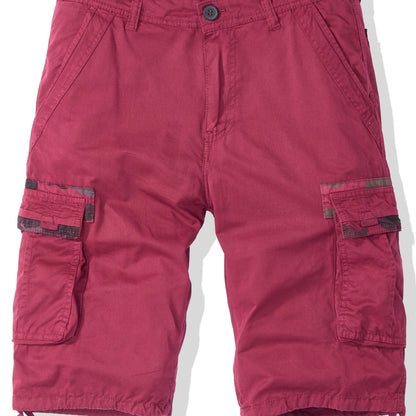 Men's Casual Multi Pocket Shorts, Chic Comfy Cotton Cargo Shorts