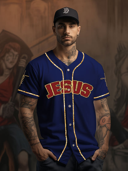 Men's Fashionable Retro Baseball Jersey - Breathable, Slightly Stretchy, Quick-Drying Sports Uniform for Training, Competition, and Party - Trendy, Comfortable, and Durable