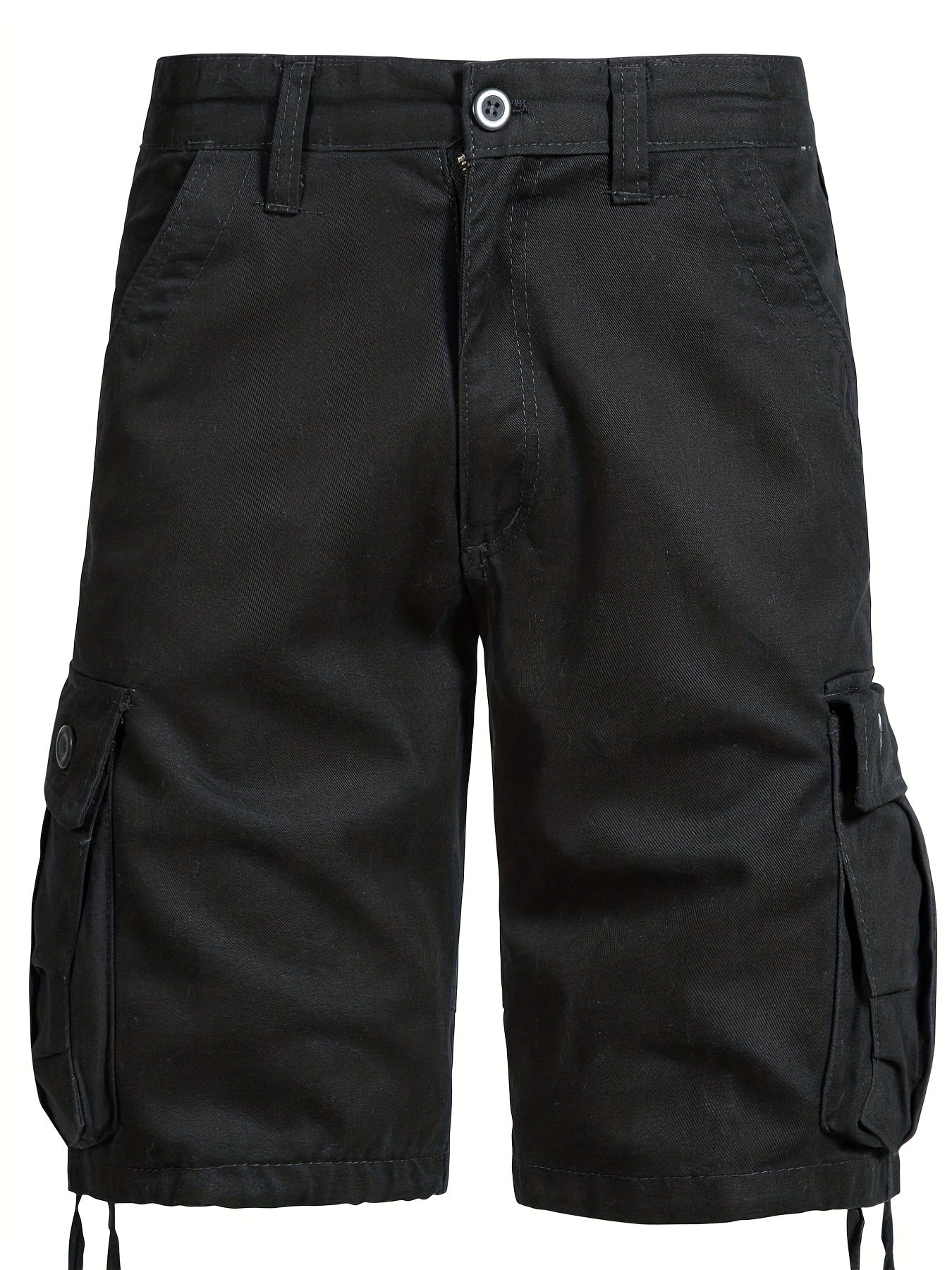 Loose Fit Cotton Camo Pattern Cargo Shorts - Comfortable Summer Shorts with Multiple Pockets, Hand Wash Only, Non-Stretch, Woven Fabric, Perfect for Casual Mens Outfits