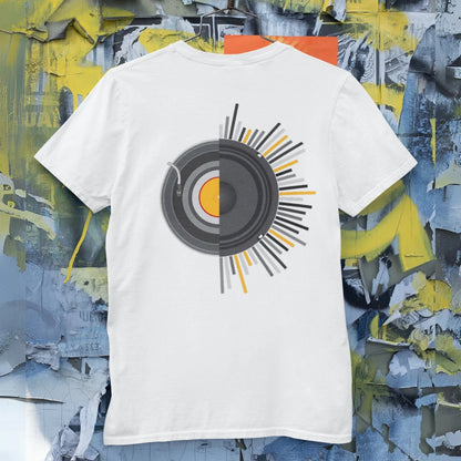 Men's T-shirt GuGi Vinyl Disc Speakers Music Retro Rock 70 s CM01