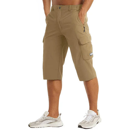 MAGCOMSEN Men's Quick Dry Cargo Shorts Summer Hiking Fishing Shorts Multi-pockets Cargo Shorts
