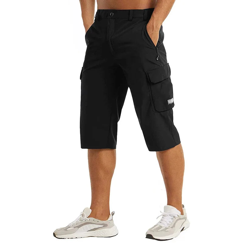 MAGCOMSEN Men's Quick Dry Cargo Shorts Summer Hiking Fishing Shorts Multi-pockets Cargo Shorts