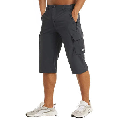 MAGCOMSEN Men's Quick Dry Cargo Shorts Summer Hiking Fishing Shorts Multi-pockets Cargo Shorts