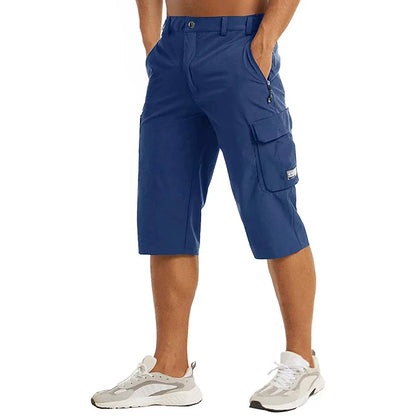 MAGCOMSEN Men's Quick Dry Cargo Shorts Summer Hiking Fishing Shorts Multi-pockets Cargo Shorts