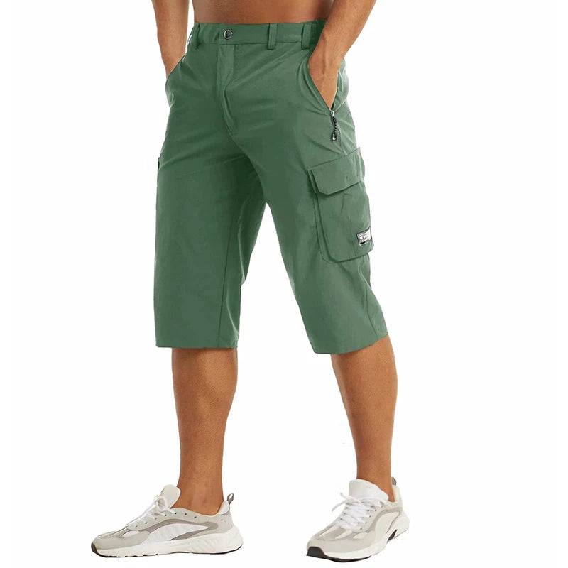 MAGCOMSEN Men's Quick Dry Cargo Shorts Summer Hiking Fishing Shorts Multi-pockets Cargo Shorts
