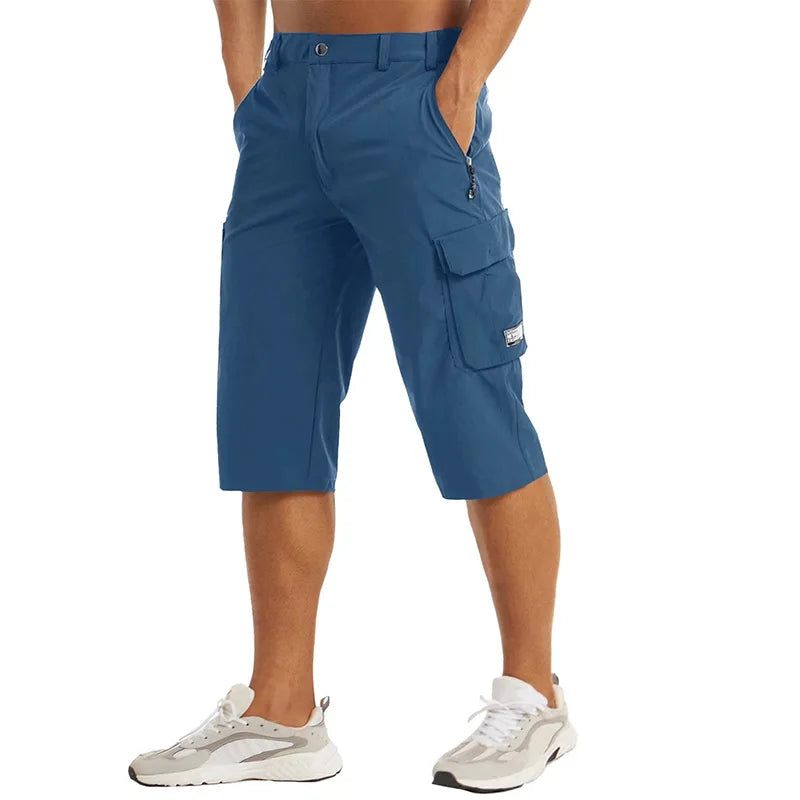 MAGCOMSEN Men's Quick Dry Cargo Shorts Summer Hiking Fishing Shorts Multi-pockets Cargo Shorts