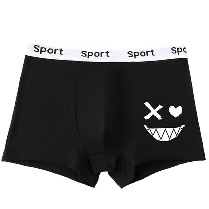 4pcs Boys Underwear Soft Breathable Cartoon Pattern Comfy Boxers Briefs