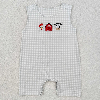 Hot Sale Infant Baby Girls Rompers Duck Flutter Sleeve Rompers Boutique Kids Clothes Sibling Onesie Toddler Girls Bubble Rompers