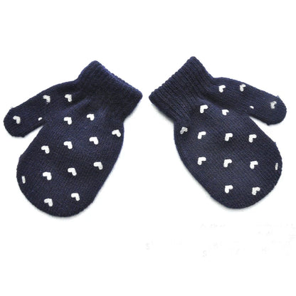 Knitted gloves mitten Baby Winter Gloves Infant baby mittens For Boy Girls Soft Warm Full Finger Gloves child mittens