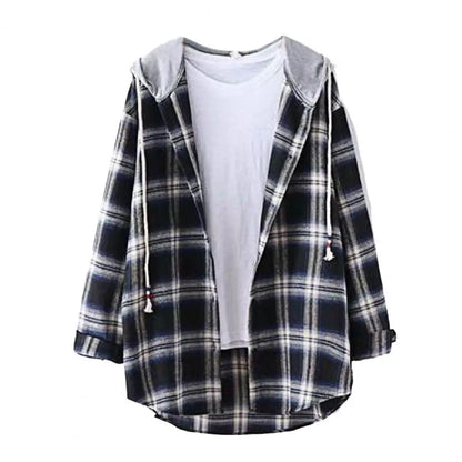 Chic Lady Jacket Outwear Women Hoodie Coat Loose Anti-pilling Women Hoodie Coat  Zipper