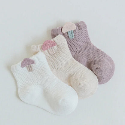 3Pairs/lot Mesh Infant Baby Socks Spring Summer Baby Socks for Girls Cotton Newborn Baby Socks Toddler Baby Boys Accessories