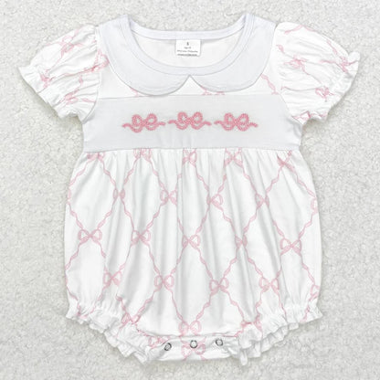 Hot Sale Infant Baby Girls Rompers Duck Flutter Sleeve Rompers Boutique Kids Clothes Sibling Onesie Toddler Girls Bubble Rompers