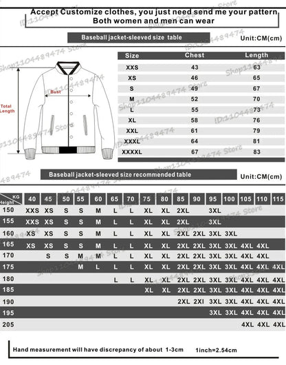 2025 New Baseball Uniform Olivia Funny Rodrigo Print Loose Outerwear Long Sleeve Women Men Fashion Singer Fan Gift Jacket