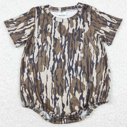 Hot Sale Infant Baby Girls Rompers Duck Flutter Sleeve Rompers Boutique Kids Clothes Sibling Onesie Toddler Girls Bubble Rompers