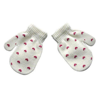 Knitted gloves mitten Baby Winter Gloves Infant baby mittens For Boy Girls Soft Warm Full Finger Gloves child mittens