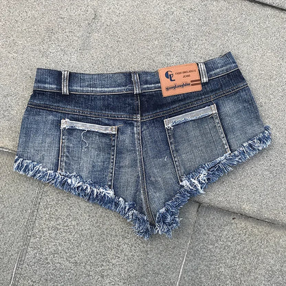 2025 Summer New Women Sexy High Waist Denim Short Jeans Booty Shorts Женские Шорты