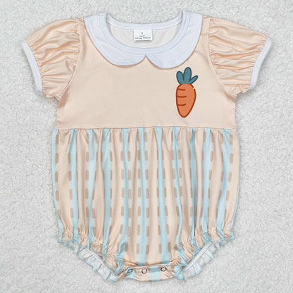 Hot Sale Infant Baby Girls Rompers Duck Flutter Sleeve Rompers Boutique Kids Clothes Sibling Onesie Toddler Girls Bubble Rompers