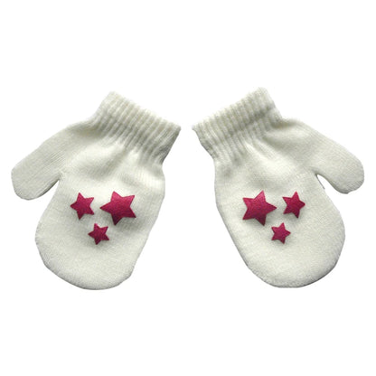 Knitted gloves mitten Baby Winter Gloves Infant baby mittens For Boy Girls Soft Warm Full Finger Gloves child mittens