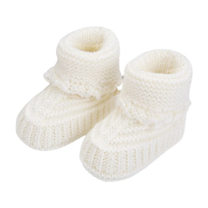 Baby Booties newborns  First Walkers Soft Knit Shoes Elegant Knit Baby Booties Comfortable Wearing for Infant Boy & Girls