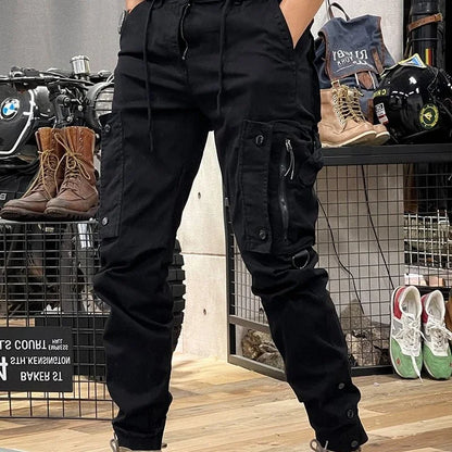 Cargo Pants For Men Motorcycle Biker Loose Trousers Man Slim Hiking Trekking Outdoor Long Cheap Luxury Oversize Designer Emo