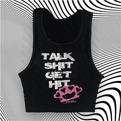 Crop Tops Y2k Vintage Top for Women 90s Vintage Clothes Women's Cropped Aesthetic Clothing Trashy Y2k 2000s Harajuku Emo Woman