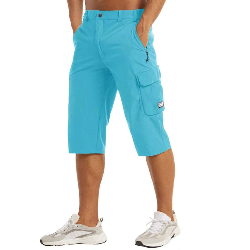 MAGCOMSEN Men's Quick Dry Cargo Shorts Summer Hiking Fishing Shorts Multi-pockets Cargo Shorts