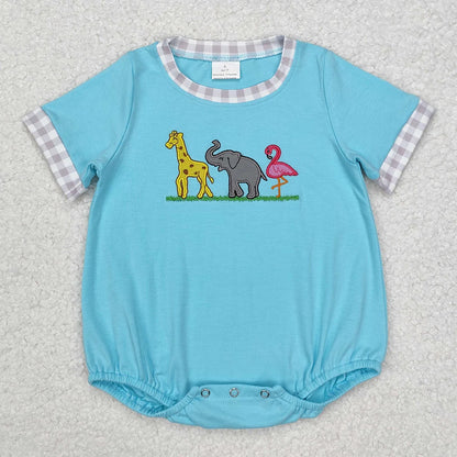 Hot Sale Infant Baby Girls Rompers Duck Flutter Sleeve Rompers Boutique Kids Clothes Sibling Onesie Toddler Girls Bubble Rompers