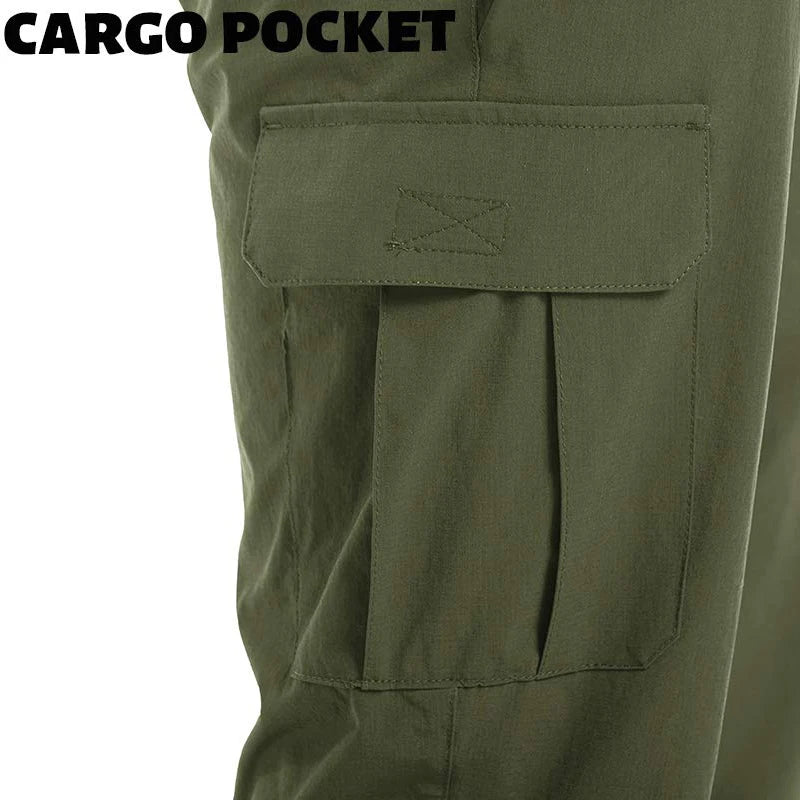 MAGCOMSEN Men's Quick Dry Cargo Shorts Summer Hiking Fishing Shorts Multi-pockets Cargo Shorts