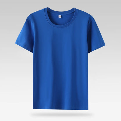 Summer Casual 100% Cotton Short Sleeve O Neck Women Tops Fashion Fit Lady T Shirt