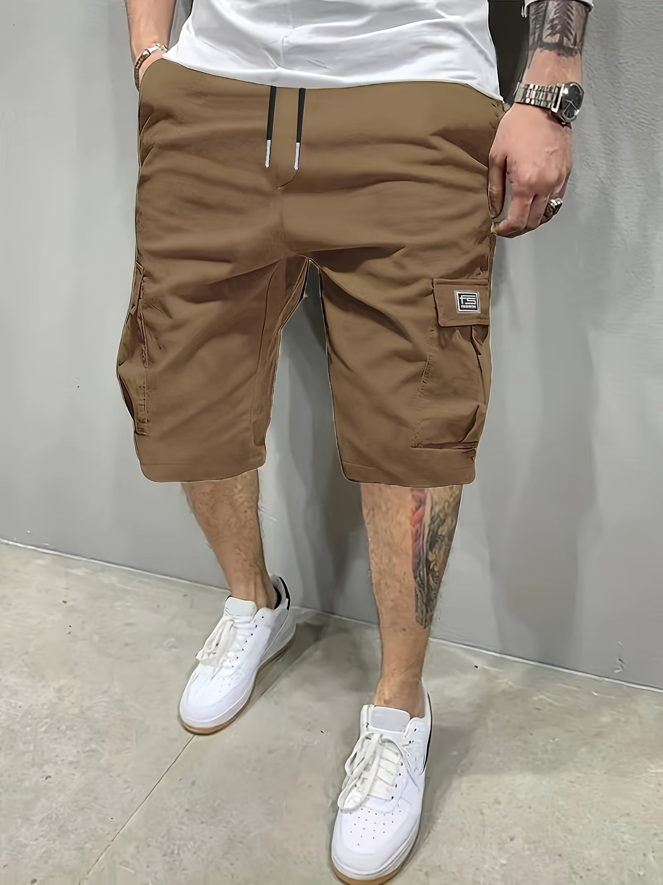 Comfort-Fit Cargo Shorts - Breathable, Durable Fabric with Spacious Pockets for Summer Activities