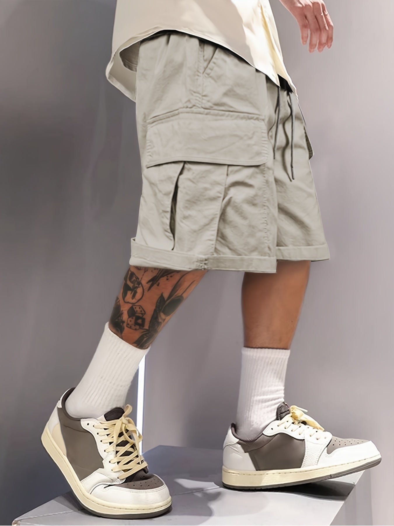 Summer Cargo Shorts - Adjustable Drawstring, Ultra-Casual, Soft, and Breathable Fabric - Perfect for Outdoor Sports, Hiking, Camping, and Beach Trips, Ideal for Men Who Want Comfort and Style