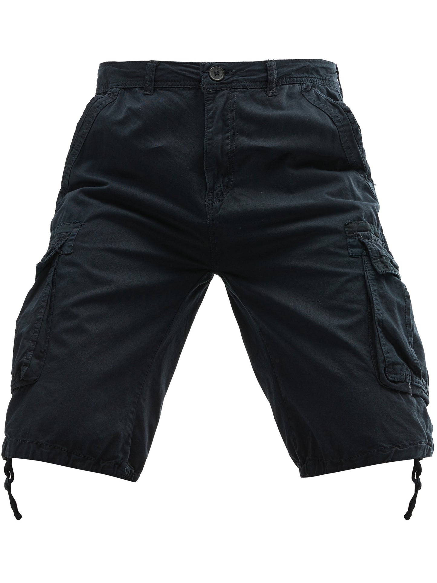 Men's 100% Cotton Washed Outdoor Cargo Shorts - Multi-Pocket Durable Casual Hiking Shorts for Spring Summer Fall, Regular Fit with Zippered Pockets (Hand Wash Only), Western Shorts, Adventure Clothing, Nonstretch Fabric